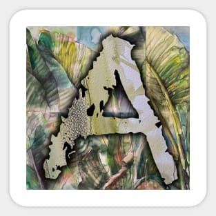 Alphabeth, letter A Sticker